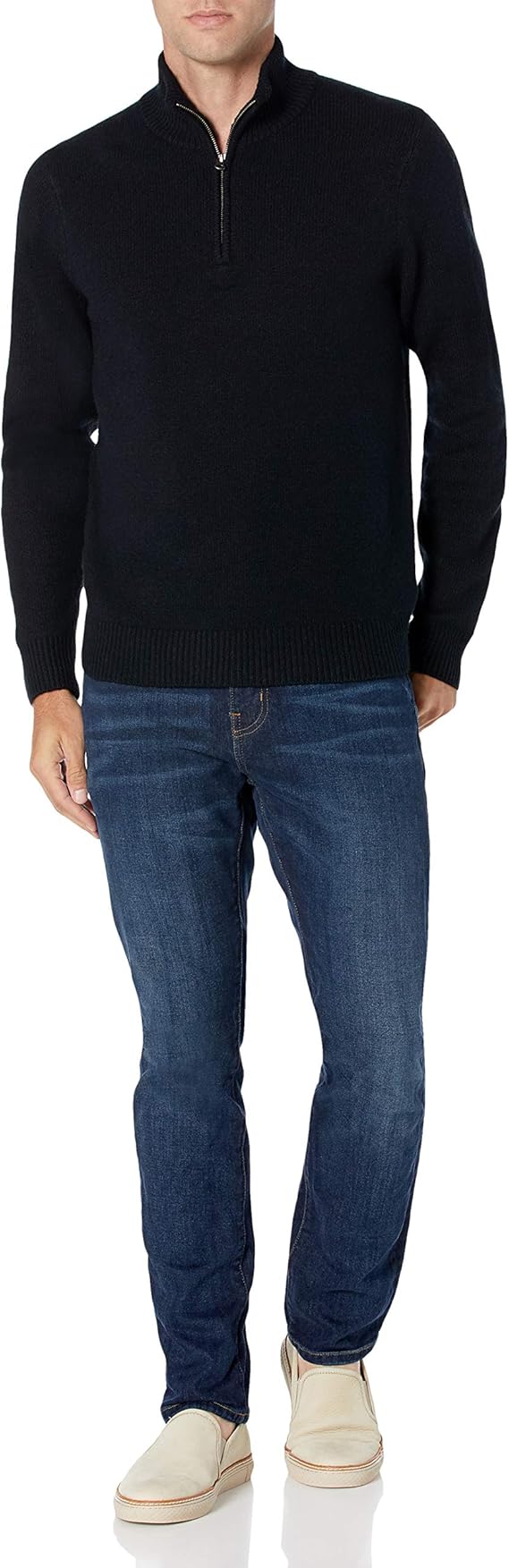 Jersey de Punto Premium con Media Cremallera - Estilo Elegante