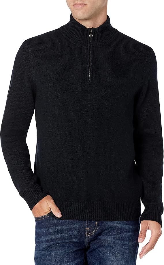 Jersey de Punto Premium con Media Cremallera - Estilo Elegante