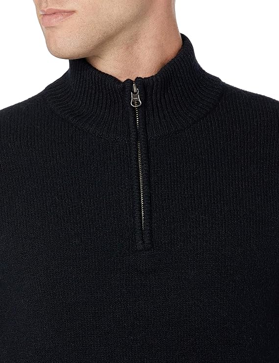 Jersey de Punto Premium con Media Cremallera - Estilo Elegante