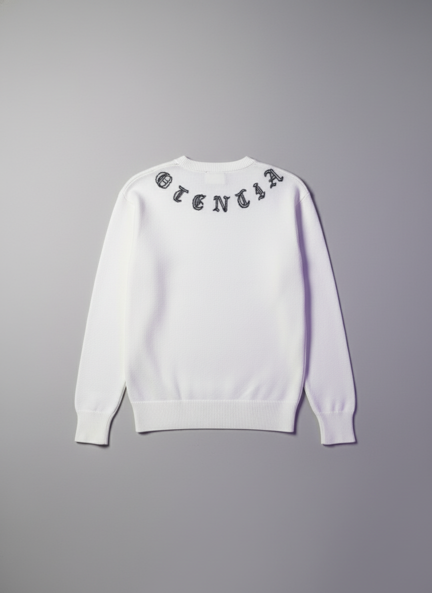 Jersey de Punto Premium "Gothic Logo Knit" - Colección Exclusiva