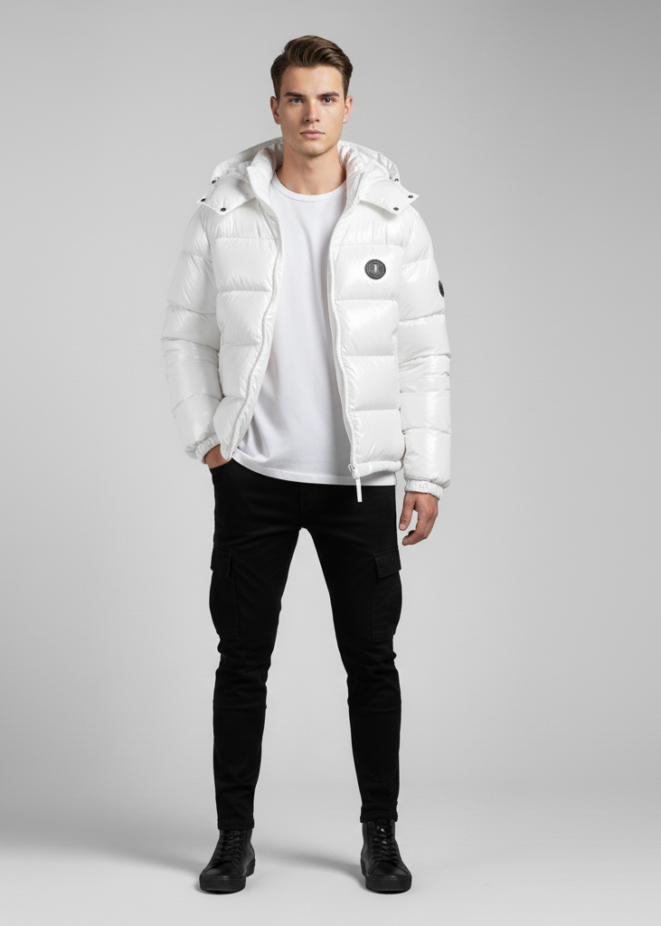 Plumífero Premium "Gloss Black Puffer" - Edición Invierno